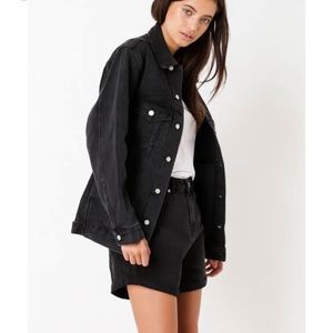 Assembly Label Black Jean Jacket